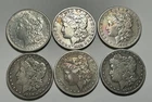 1898 S, 1899 S, 2 1900 S, 1901 S, 1904 S MORGAN DOLLAR LOT / 6 BETTER DATES