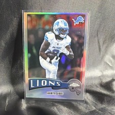 2024 Topps Chrome Jahmyr Gibbs Detroit Lions Refractor NFL Football Card 1975-12