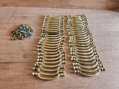 #ad Cabinet Door Handle Pull Hardware Amerock 874 1 Lot Of 50 BAD Vintage Parts $39.95
