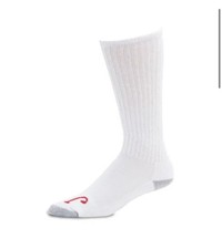 Justin Half Cushioned Over The Calf Socks 3 pairs White Men  s X-Large Size 13-16