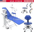 Dental Portable Folding Chair Air Turbine Unit LED Light  /Mobile Dentist Chair