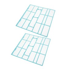 2 Pcs Filter Washable Mesh Dust Screen For Window Unit Ac Filter Pad