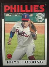 2021 Topps Update #86B-13 Rhys Hoskins 1986 35th Anniversary