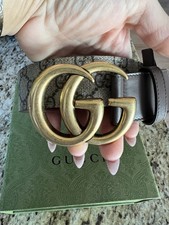 Gucci Supreme Mammogram Brown Belt Size 95/38