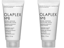 2 X OLAPLEX No.8 Bond Intense Moisture Mask ( 2 X 30ml = 60ml ) Sealed Tube.