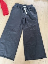 Viral Aerie Soft Landing Trouser Smoked Gray Wide-Leg Pants Womens large