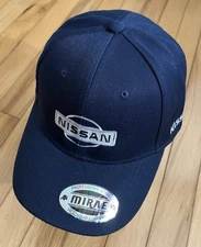 Auto-Car Nissan Symbol Navy Baseball Cap. ***A cost-effective hat & gift!