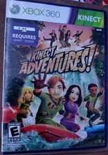 Kinect Adventures Microsoft Xbox 360 with Manual & Sensor Calibration Card