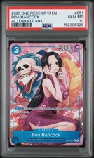 PSA 10 Boa Hancock (Alternate Art) OP13-051 Carrying on His Will Foil 2025