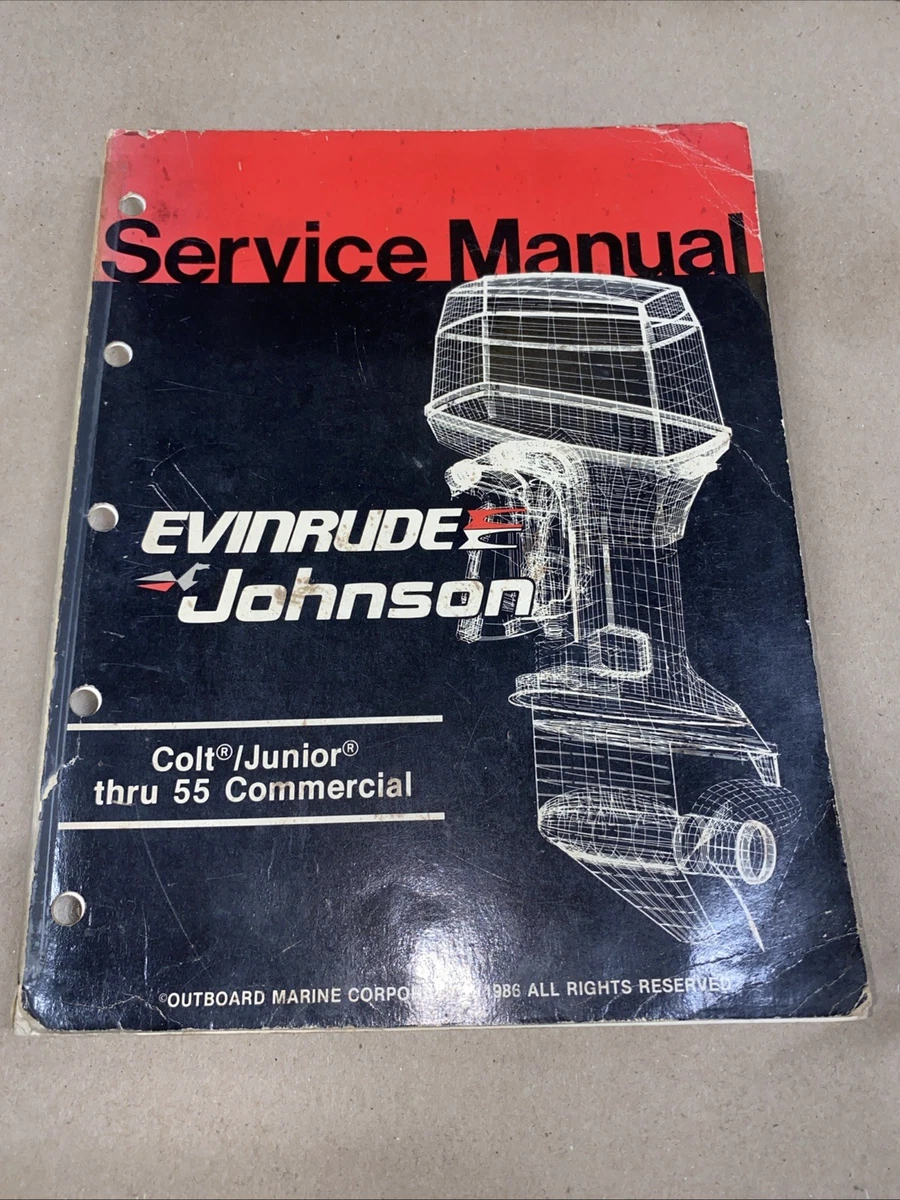 Manuel Réparation Hors-bord Johnson Evinrude – 48-235 HP – 2/3/4 Cyl – 1973-1990