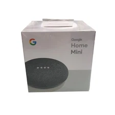Google Home Mini Smart Assistant Charcoal (GA00216-US) Speaker Audio Music Songs