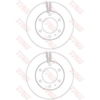 2X TRW Bremsscheiben Vorne 302Mm BelÜFtet Passend FÜR Ford Ranger | DF6812S