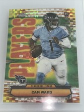 2025 Topps Chrome Cam Ward Power Players X-Fractor Rc #PP-8 Titans 