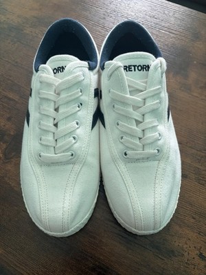 Men Size 8 - Tretorn Womens NYLITE PLUS CANVAS NAVY BLUE/WHITE Sneaker US