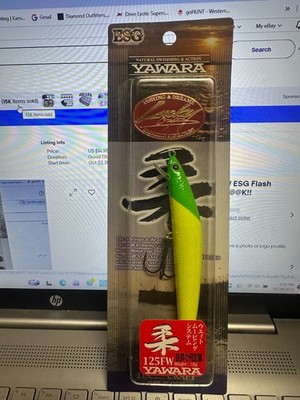 LUCKY CRAFT   YAWARA   125 FW  Minnow  Green Head Chart   NEW   L@@K!!