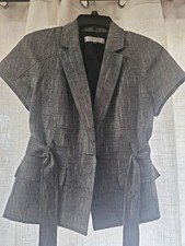 Womens Short Sleeve Blazer, Size 14P