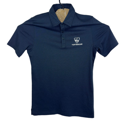 Travis Mathew Golf Poloshirt Herren Small Navy Blau Kurzarm Tennis