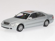 Mercedes W220 S-class 1998 Silver Diecast Modelcar 940036201 Maxichamps 143