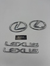 2009 Lexus Rx350 Chrome Emblem Badge Lot 4 Oval L Logo Lexus Letter Nameplates 2009 Lexus Rx350 Chrome Emblem Badge Lot 4 Oval L Logo Lexus Letter Nameplates