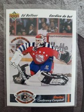 RARE 1991-92 Upper Deck French Ed Belfour Chicago Blackhawks #625 