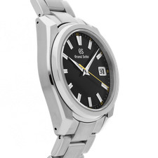 Grand Seiko Sport Date Steel Quartz 40mm Black Dial Watch Bracelet SBGV243 3