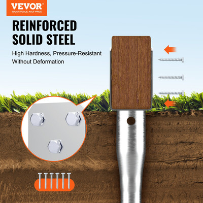 No Dig Ground Anchor, Great for Mailbox Posts and Fence Posts