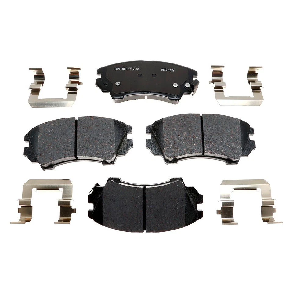 Rotores de freio dianteiro + pastilhas de freio de cerâmica hardware para 2010-2015 Chevrolet Camaro - Imagem 2 de 4