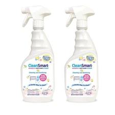Pack of 2 Nursery & High Chair Cleaner - Kills 99.9% Germs, Unscented & Safe