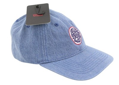 LEVI'S Herren Cap OS Blau Jeans Stil Stick Logo Baseballmütze aus Baumwolle