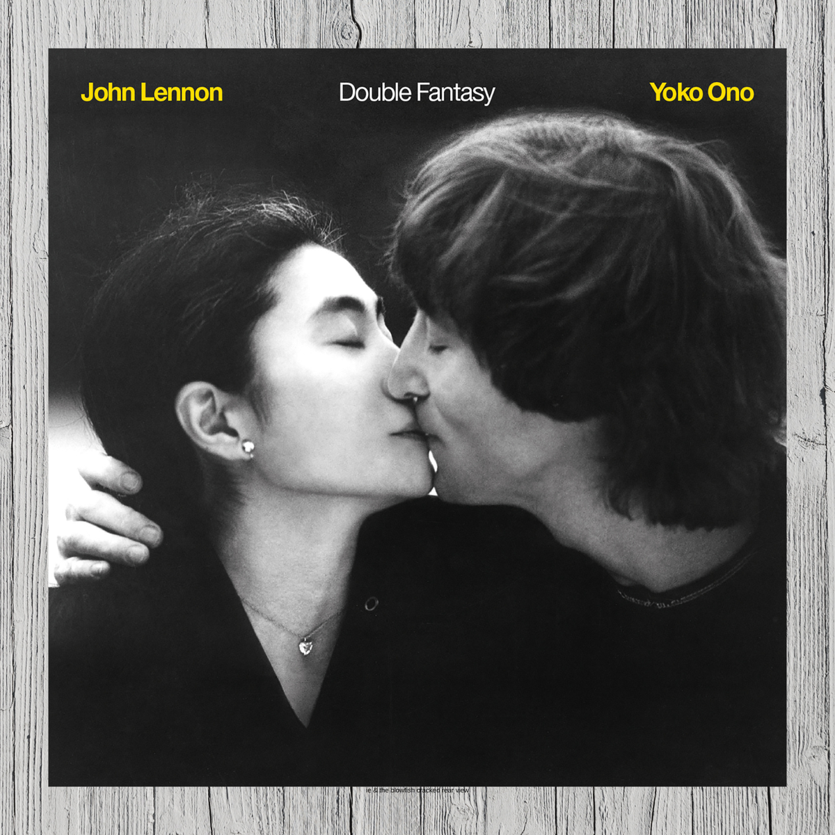 John Lennon & Yoko Ono Double Fantasy Album Cover Metal Sign