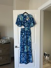 RHODE Women's Blue Zinnia Print JumpsuitNWT XXS — photo 3