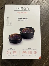 Shiftcam UltraWide 12mm & 230’ Fisheye Pro Lens Kit, optical image stabilization