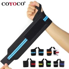 2PCS Wrist Wraps Weight lifting Gym Straps Support Elasticated Hand Bandage