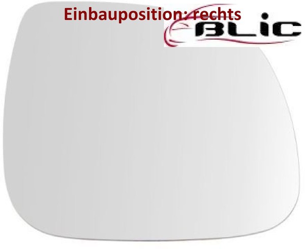 Blic 6102-01-2002662P Spiegelglas FüR AußEnspiegel Rechts FüR VW-image