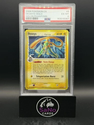 Deoxys Delta Species 6/110 EX Holon Phantoms Holo PSA 6 Pokemon