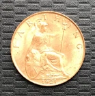 1921 George V Farthing — photo from another recent sale