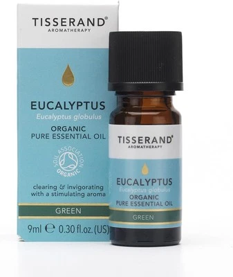 Tisserand Aromatherapy ,Eucalyptus - Organic Essential Oil ,Massage Oil, Aromat
