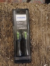 Philips One By Sonicare 2pk Brush Heads in Black BH1022/06