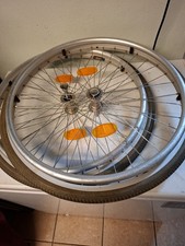 Wheelchair 24inch Rear Wheels. Solid Tyres. Pin Style 1/2 Inch Dia