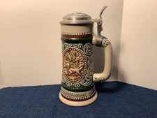 Avon 1978 The Strike/At The Point Rainbow Trout and Irish Setter Beer Stein