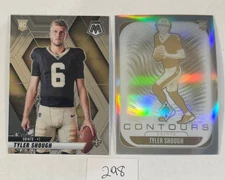 2025 Mosaic Variation & Silver Contours Tyler Shough RC Rookie Saints