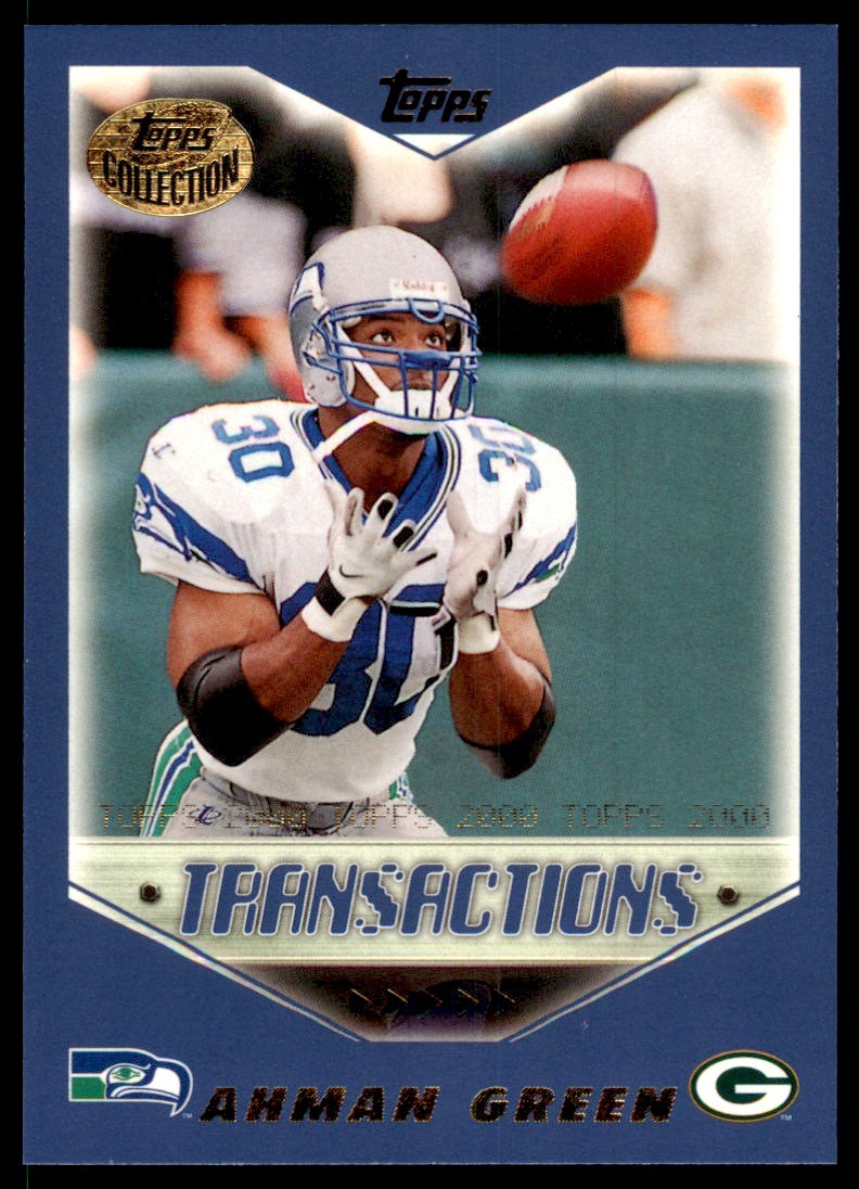 2000 TOPPS COLLECTION AHMAN GREEN GREEN BAY PACKERS #93