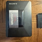 New ListingSony Walkman WM-A12 Portable Cassette Player Black w/ Belt Clip, Headphone Jack