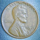 1914-D ALTERED DATE Lincoln Wheat Cent Penny Key Date Book Filler NOT Genuine
