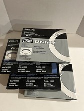 Lot Of 4 PhillipsFC8T9/COOL WHITE 8" 22W Circular Fluorescent Lamp T9 4100K