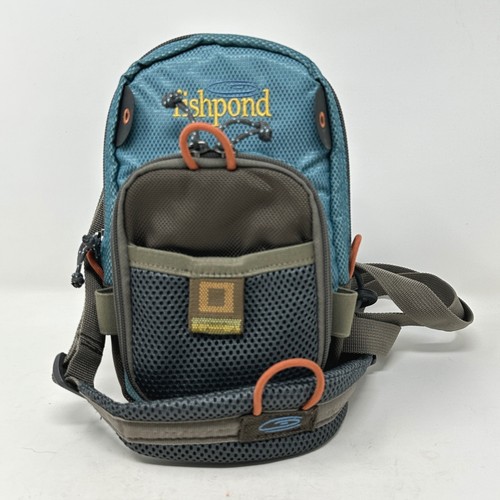 Fishpond San Juan Vertical Chest Pack Tidal Blue Fly Fishing Technical Outdoor