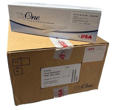 (7,680/Cs) USA TipOne RPT 10uL Graduated Pipet Filter Refill Tips 1181-3710 NEW