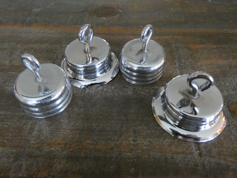 Four Replacement Caps for Pendant Lightning Rod Ball