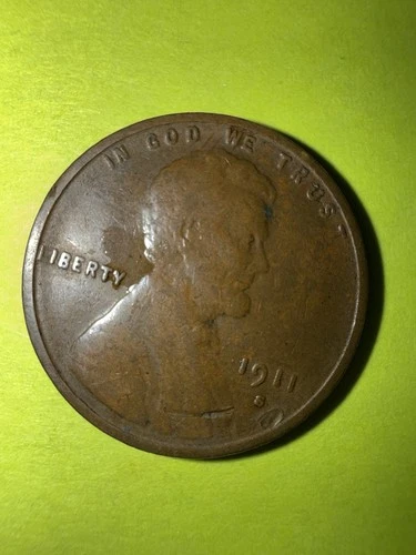 1911-S Lincoln Wheat Cent Penny Fine