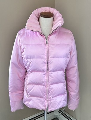 Bogner Pink Down Zip Winter Puffer Coat Women Size  38  Ski Snowboard Jacket